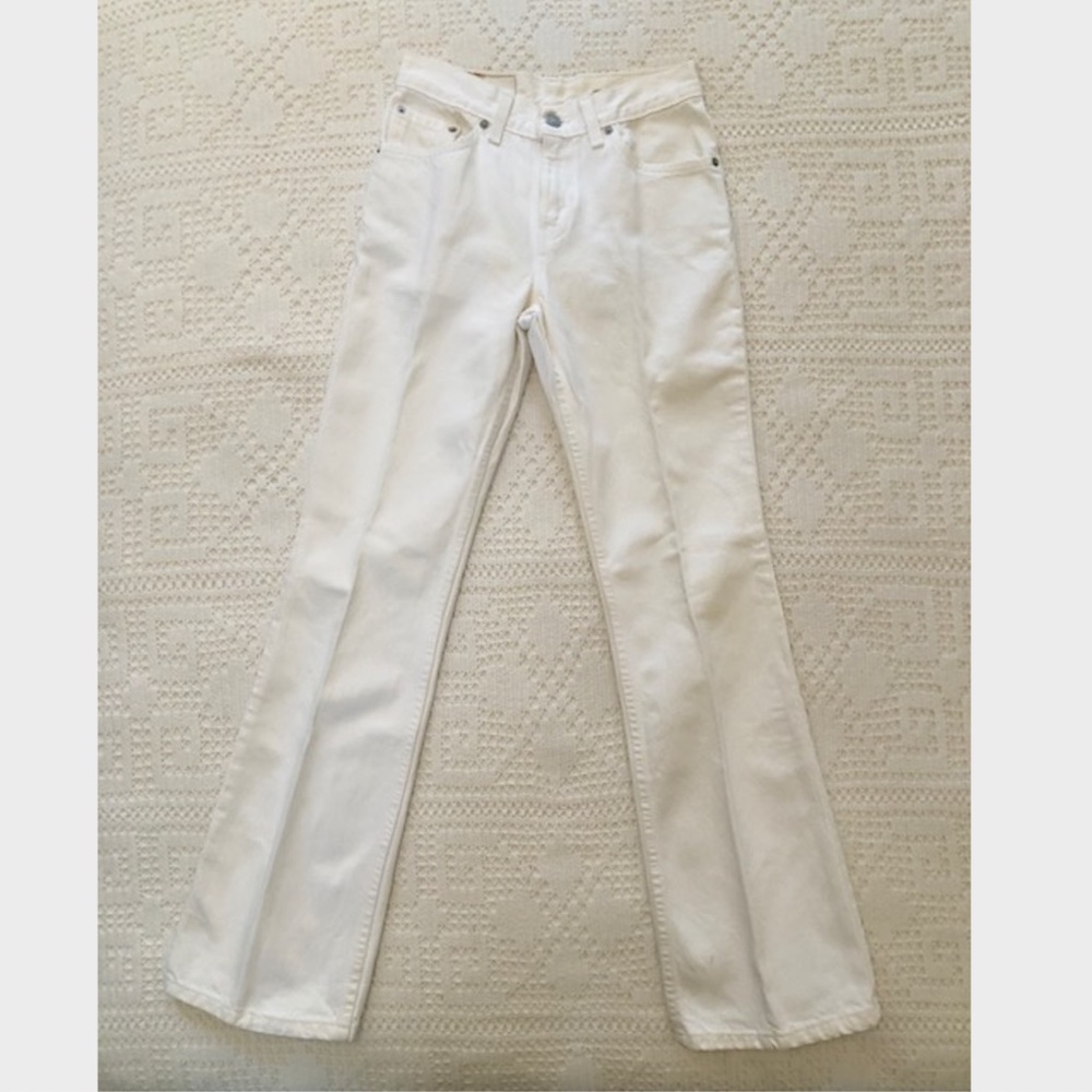 Levi's 517 White Jeans
